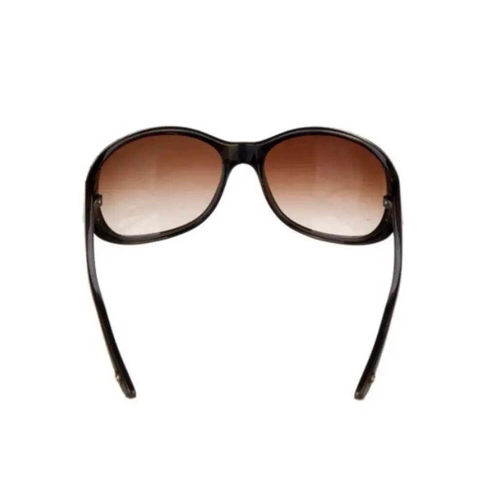 Bulgari Oversize Crystal Rhinestone Jackie O Style Sunglasses Tortoiseshell